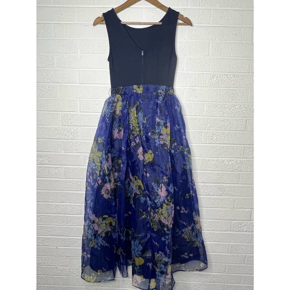 Modcloth dress array of invitations maxi tie waist size xs - Picture 9 of 11